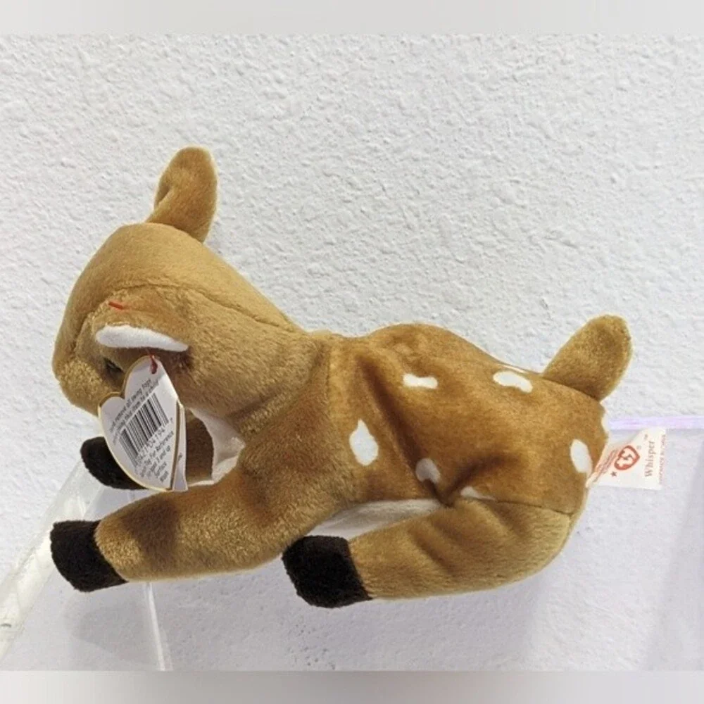 Ty Beanie Babies "Whisper" the Deer, PE Pellets, 1997 - Picture 2 of 12